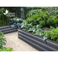 Garden Bed 2-pieces 120x90x30cm Galvanised Steel Raised Planter