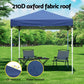 Instahut Gazebo 2x2m Outdoor Patio Garden Marquee Shade Blue