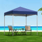 Instahut Gazebo 2x2m Outdoor Patio Garden Marquee Shade w/ Base Pods Blue