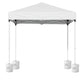 Instahut Gazebo 2x2m Outdoor Patio Garden Marquee Shade w/ Base Pods White