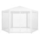 Instahut Gazebo 2x2m Marquee Wedding Party Tent Outdoor Camping Mesh Wall Canopy Shade Gazebos Navy