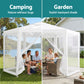 Instahut Gazebo 2x2m Marquee Wedding Party Tent Outdoor Camping Mesh Wall Canopy Shade Gazebos Navy