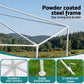 Instahut Gazebo 2x2m Marquee Wedding Party Tent Outdoor Camping Mesh Wall Canopy Shade Gazebos Navy