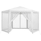 Instahut Gazebo 2x2m Marquee Wedding Party Tent Outdoor Camping Mesh Wall Canopy Shade Gazebos Navy