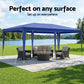 Instahut Gazebo 3x6m Wedding Party Marquee Tent Outdoor Event Camping Canopy Shade Blue
