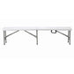 Folding Table 180cm Trestle HDPE Fold In Half - White
