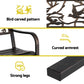 Merrick Outdoor Bench Seat Garden Steel Outdoor Furniture 3 Seater Park Bronze