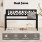 Elsen Outdoor Garden Bench Seat Outdoor Furniture Steel 2 Seater Park Black