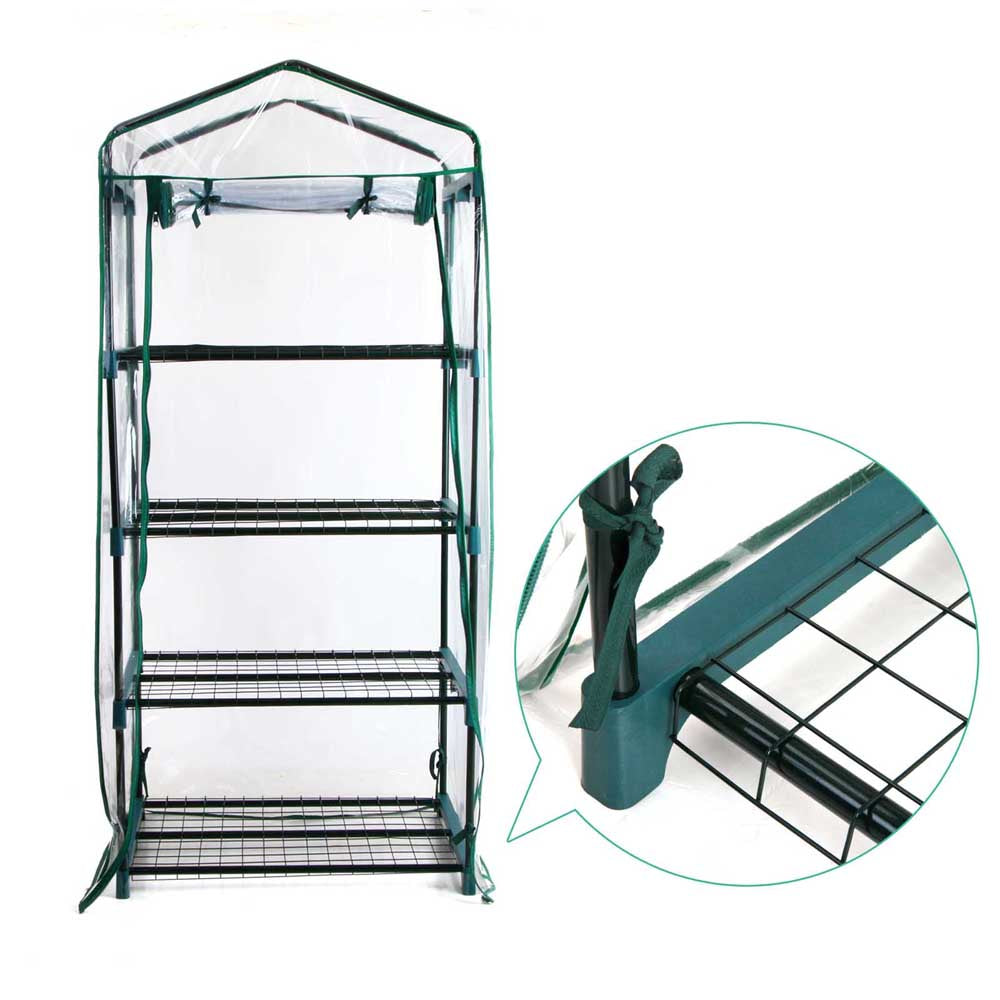 Greenfingers Greenhouse 4 Tiers Mini Green House Garden Bed Planter Box 1.6x0.7x0.5M