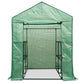 Greenfingers Greenhouse 1.4x1.55x2M Walk in Green House Tunnel Plant Garden Shed 8 Shelves
