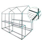 Greenfingers Greenhouse 1.2x1.9x1.9M Walk in Green House Tunnel Clear Garden Shed 4 Shelves