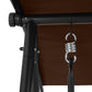 Outdoor Swing Chair Garden Bench Furniture Canopy 2 Seater Brown