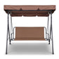 Outdoor Swing Chair Garden Bench Furniture Canopy 3 Seater Coffee