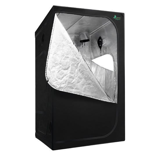 Grow Tent 120x120x200CM Hydroponics Kit Indoor Grow System Black