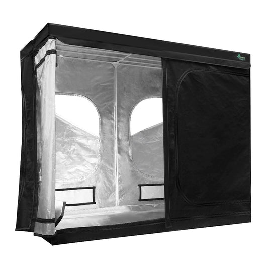Grow Tent 240x120x200CM Hydroponics Kit Indoor Plant Room Black