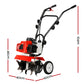 88CC Tiller Garden Cultivator Rototiller 6 Blades Soil Plower Rotary Hoe