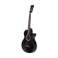 38 Inch Wooden Acoustic Guitar Black