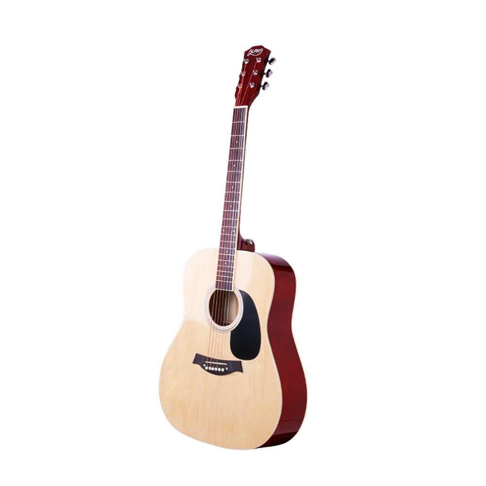 41 Inch Wooden Acoustic Guitar Natural Wood