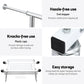 Clothes Rack Double Rod Airer Rail Coat Stand Adjustable Hanger