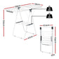 2 Tier Clothes Rack Airer Foldable 139CM White