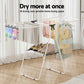 2 Tier Clothes Rack Airer Foldable 139CM White