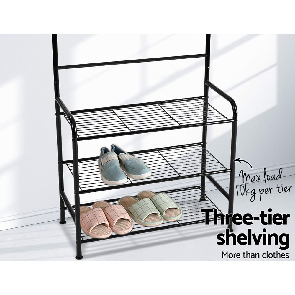 Clothes Rack Airer Coat Stand 179cm Hanger Rail Closet