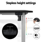 Artiss Electric Standing Desk Frame Only Height Adjustable 70Kg Load Grey