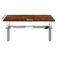 Artiss Standing Desk Motorised 140cm Rustic Brown