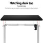 Artiss Electric Standing Desk Frame Only Height Adjustable 70Kg Load White