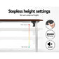 Artiss Standing Desk Motorised Sit Stand Desks Walnut 120cm