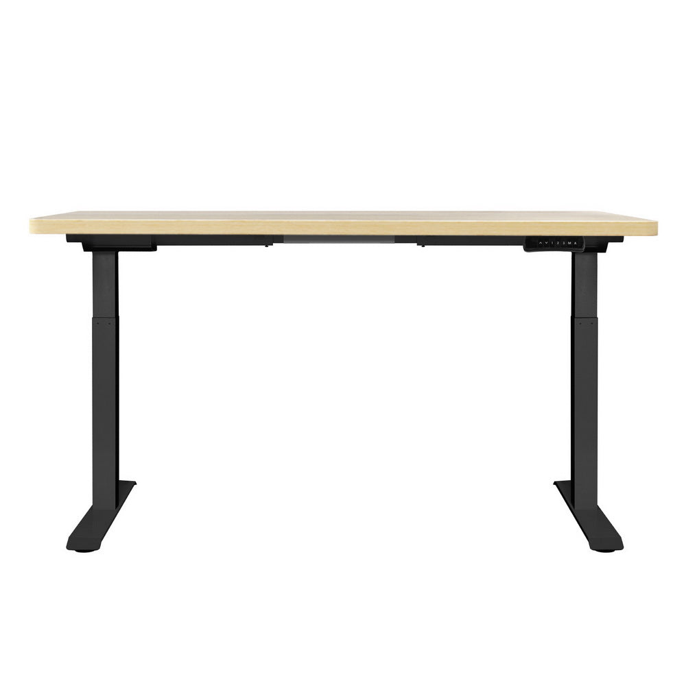 Artiss Standing Desk Motorised Dual Motor White Oak 140cm