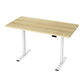 Artiss Standing Desk Motorised Dual Motor 140cm White Oak