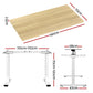 Artiss Standing Desk Motorised Dual Motor 140cm White Oak