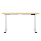 Artiss Standing Desk Motorised Dual Motor 140cm White Oak
