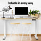 Artiss Standing Desk Motorised Dual Motor 140cm White Oak