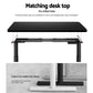 Artiss Standing Desk Frame Only Dual Motor Motorised Adjustable 125Kg Load Black