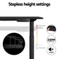 Artiss Standing Desk Motorised Electric Dual Motor Black 120cm