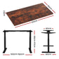 Artiss Standing Desk Motorised Electric Dual Motor Rustic Brown 120cm