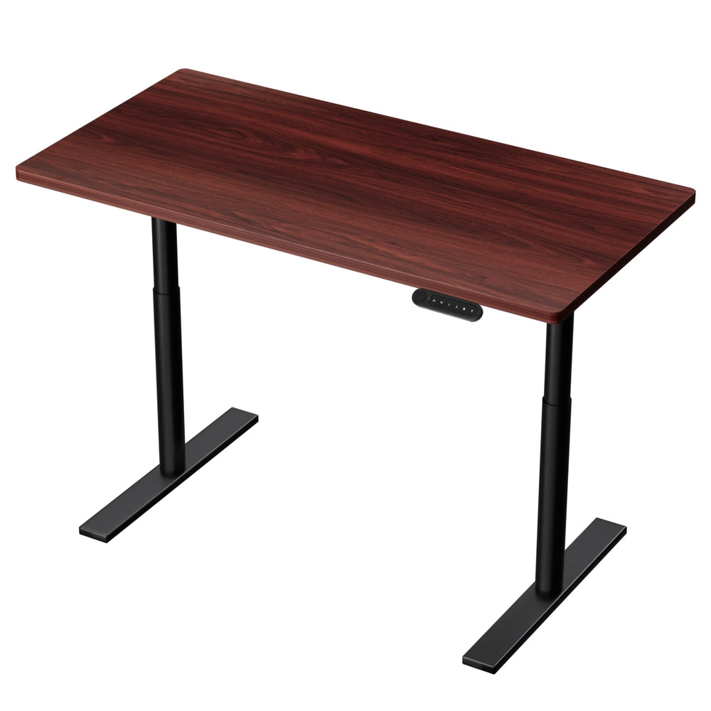 Artiss Standing Desk Motorised Electric Dual Motor Walnut 120cm