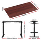 Artiss Standing Desk Motorised Electric Dual Motor Walnut 140cm