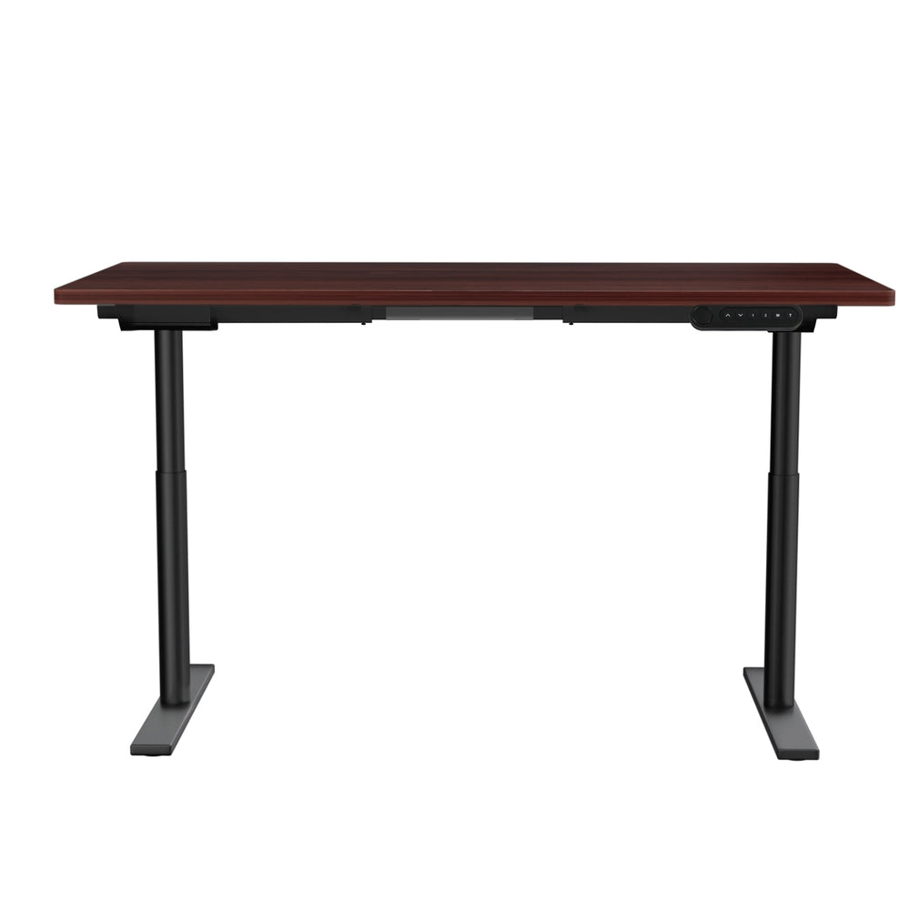 Artiss Standing Desk Motorised Electric Dual Motor Walnut 140cm