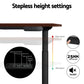 Artiss Standing Desk Motorised Electric Dual Motor Walnut 140cm