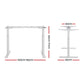 Artiss Standing Desk Frame Only Dual Motor Motorised Adjustable 125Kg Load White