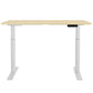 Artiss Standing Desk Motorised Electric Dual Motor 140cm White Oak