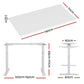 Artiss Standing Desk Motorised Electric Dual Motor 140cm White