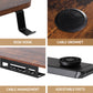 Artiss Electric Standing Desk Adjustable Motorised 120CM L Shaped Rustic Brown
