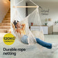 Hammock Swing Chair Camping Mesh Cream