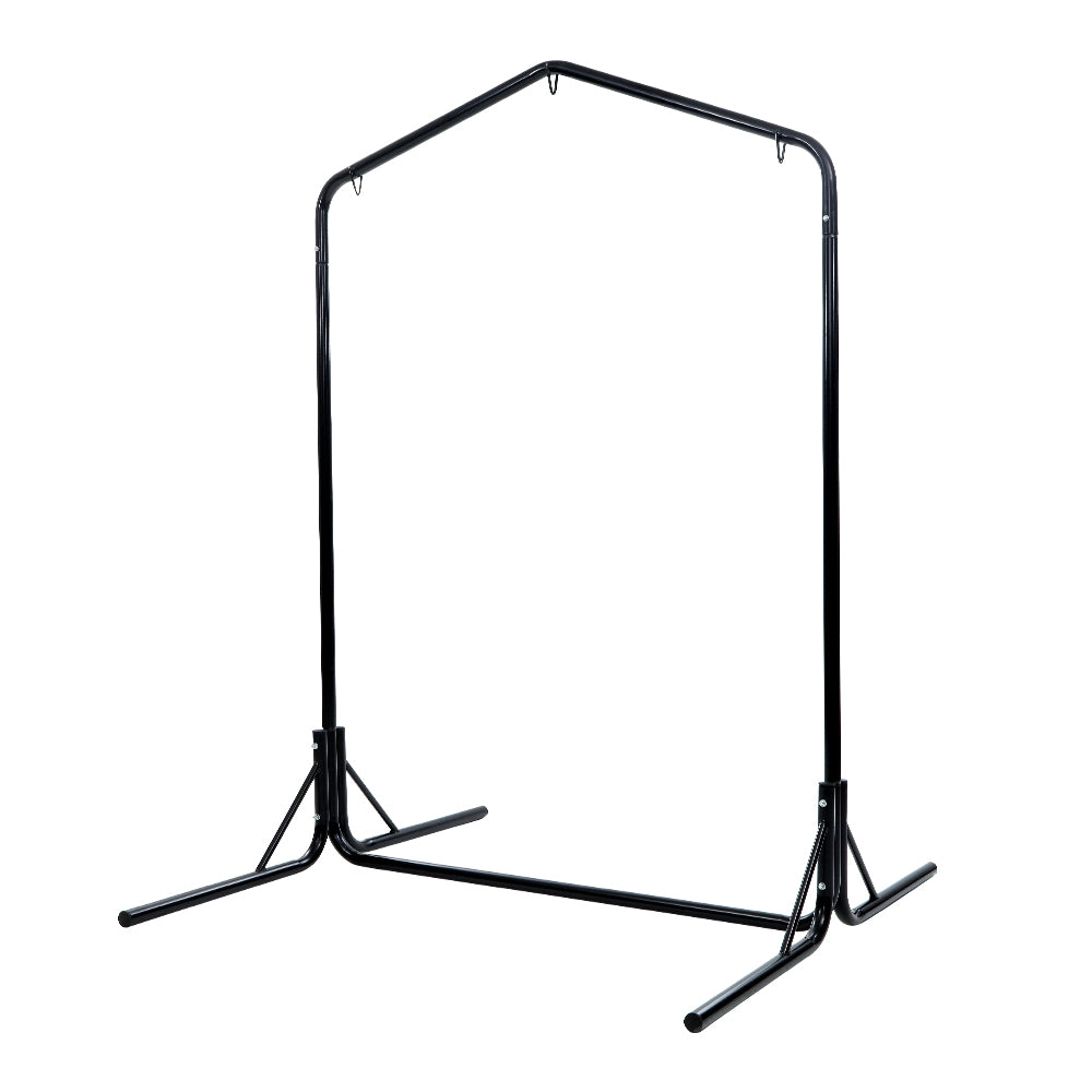 Double Hammock Chair Stand Steel Frame 2 Person Outdoor Heavy Duty 200kg