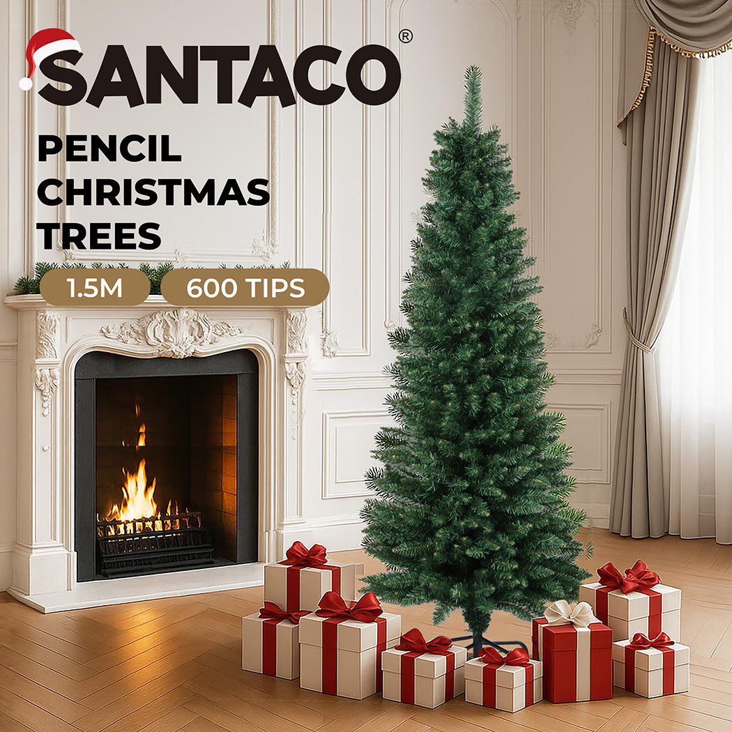 5ft 1.5m 350 Tips Pencil Christmas Tree