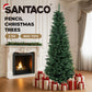 7ft 2.1m 800 Tips Pencil Christmas Tree